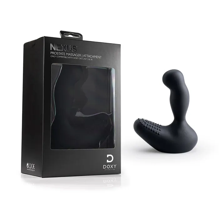 Anal EQOM Novelties Ltd dba Nexus Doxy 3 Silicone Prostate Wand Attachment Black Anal EQOM Novelties Ltd dba Nexus Doxy 3 Silicone Prostate Wand Attachment Black