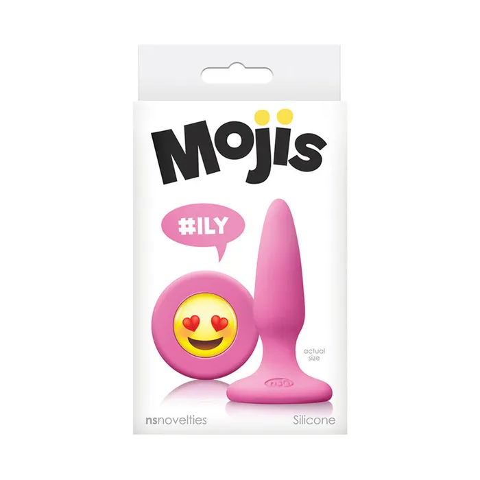 Anal New Sensations Novelties Inc Mojis ILY Anal Plug Pink