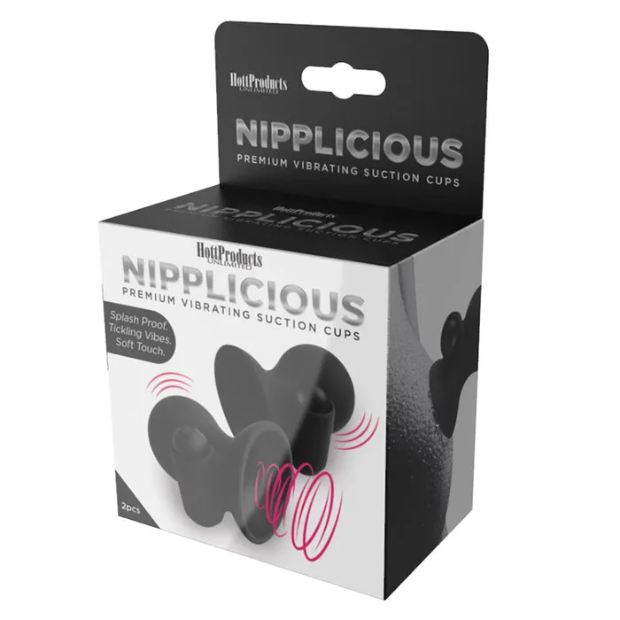 Anal Nipplicious Vibrating Nipple Suction Cups Black Hott Products Unlimited