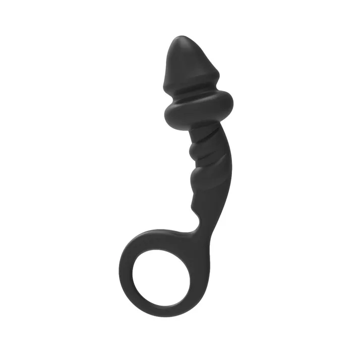 Anal SI Novelties Si Silicone Prostate Plug black