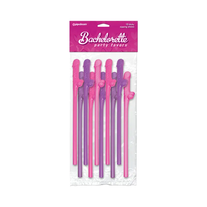 Bachelorette Party Favors Dicky Sipping Straws Pinkpurple 10pc Pipedream Vibrators Bachelorette Party Favors Dicky Sipping Straws Pinkpurple 10pc Pipedream Vibrators