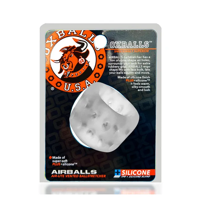Blue Ox Designs Oxballs Anal OxBalls Airballs AirLite Ballstretcher Clear Ice Blue Ox Designs Oxballs Anal OxBalls Airballs AirLite Ballstretcher Clear Ice