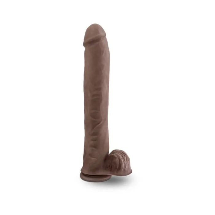 Blush Dildos Au Naturel Daddy 14in Sensa Feel Dual Density Dildo