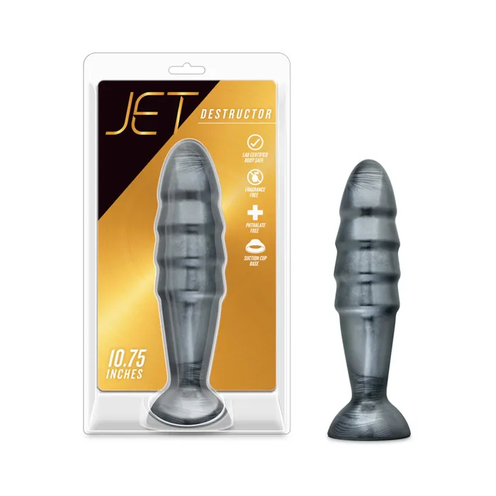 Blush Jet Destructor Carbon Metallic Black Vibrators