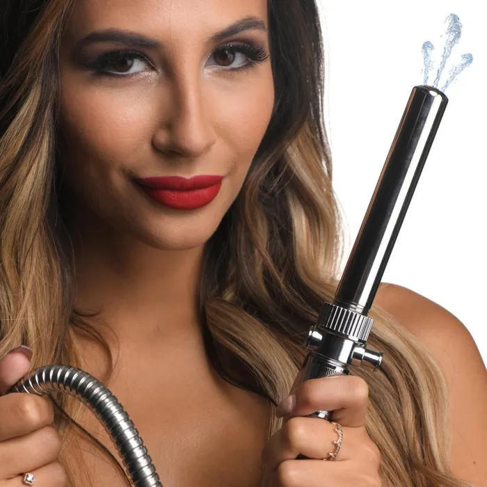 CleanStream Enema Nozzle with Quick Shut OffOn Valve Female Sex Toys