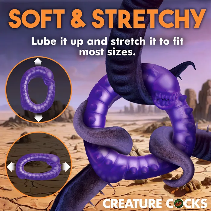 Creature Cocks Male Sex Toys Slitherine Silicone Cock Ring