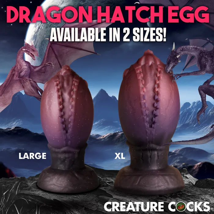 CREATURE COCKS XL DRAGON HATCH PLUG XR Brand Male Sex Toys