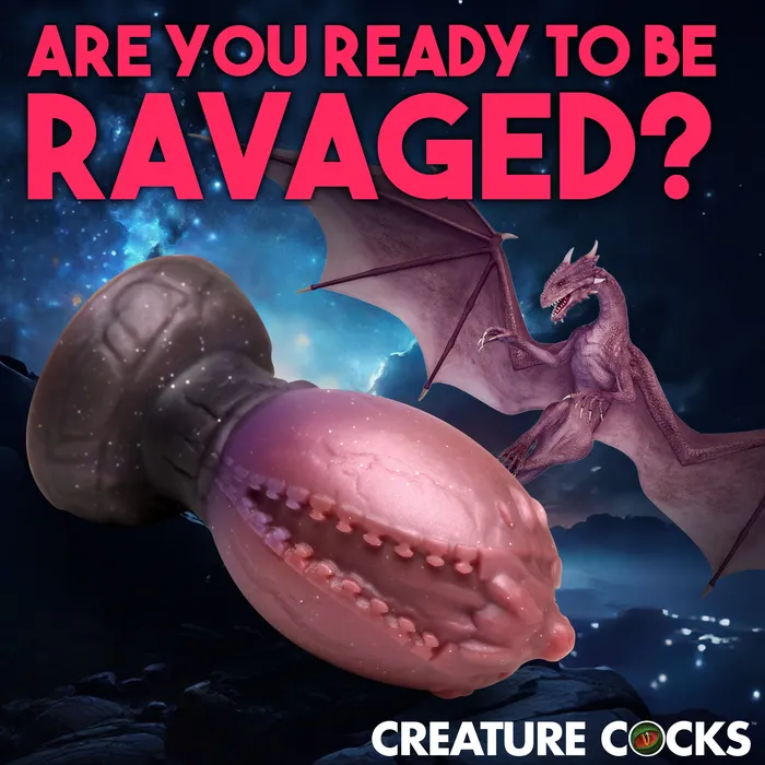 CREATURE COCKS XL DRAGON HATCH PLUG XR Brand Male Sex Toys