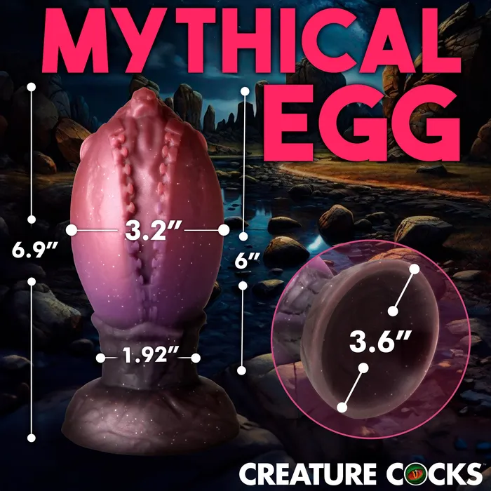 CREATURE COCKS XL DRAGON HATCH PLUG XR Brand Male Sex Toys