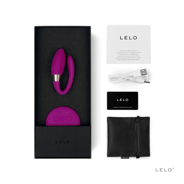 Entrenue Anal Tiani 2 Cerise Black or Deep Rose Hands Free Remote Controlled by LELO