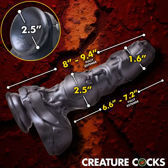 Female Sex Toys Cyborg Cock Thrusting Vibrating Silicone Dildo Creature Cocks