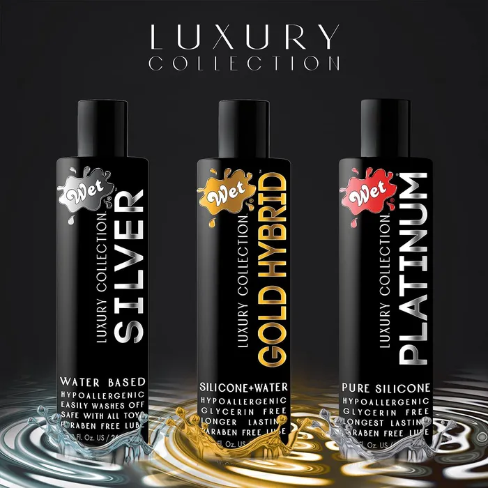 Female Sex Toys Holiday Lube by Wet Luxury 3 pack A Fun Addon to your order