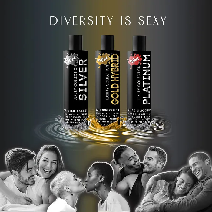 Female Sex Toys Holiday Lube by Wet Luxury 3 pack A Fun Addon to your order