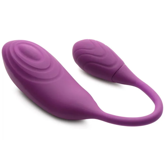 Female Sex Toys Inmi Slim Pulse 7X Pulsating Silicone Clit Stimulator and Vibrating Egg