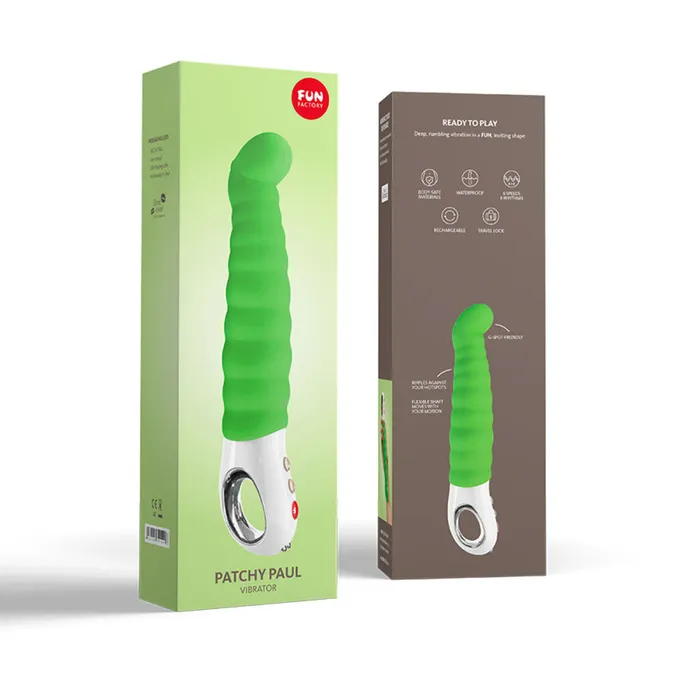 Female Sex Toys Suzy Bubbles Patchy Paul Large Girthy Vibrator w Handle