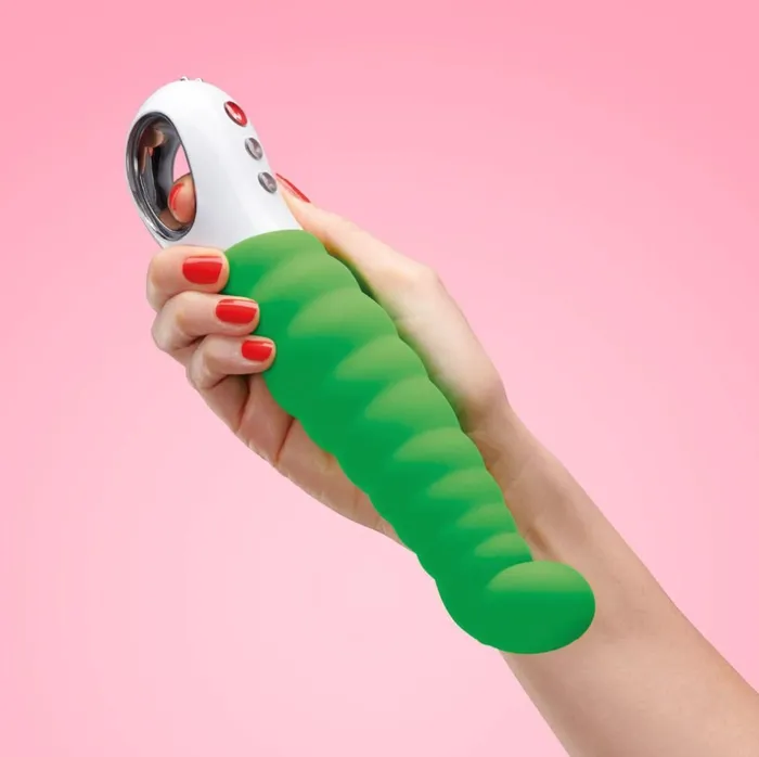 Female Sex Toys Suzy Bubbles Patchy Paul Large Girthy Vibrator w Handle