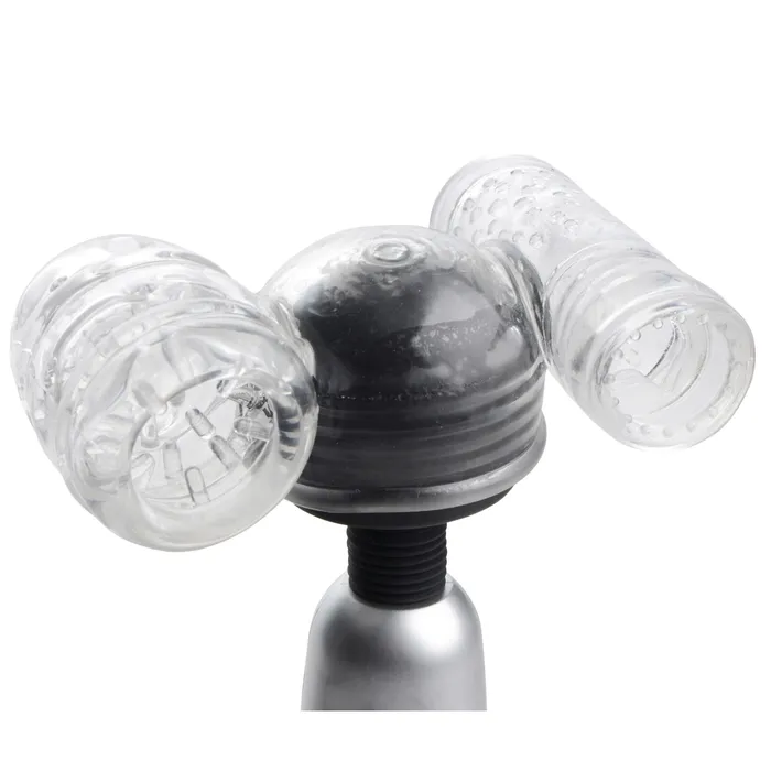 Female Sex Toys Twin Turbo Strokers 2 in 1 Wand Attachment for Men Wand Essentials