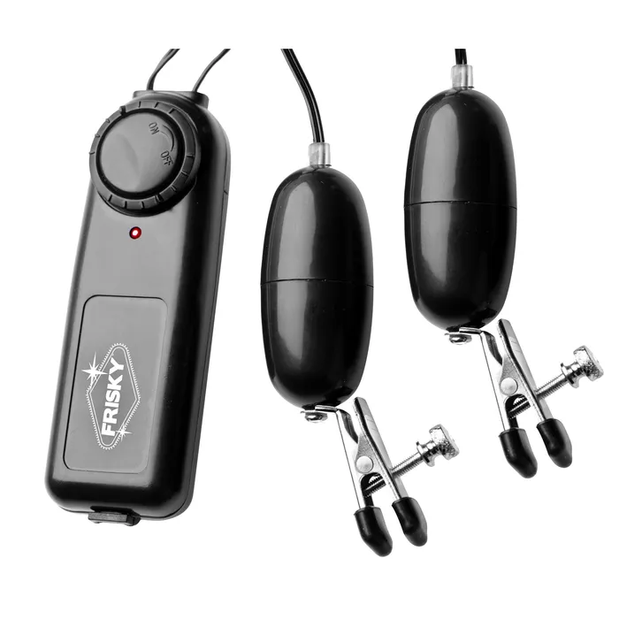 Female Sex Toys Vibe Me Vibrating Nipple Clamps with Variable Speeds Frisky Female Sex Toys Vibe Me Vibrating Nipple Clamps with Variable Speeds Frisky