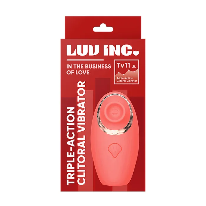 Female Sex Toys Vvole Luv Inc Tv11 TripleAction Clitoral Vibrator Rechargeable Silicone 3in1 Stimulator Coral Female Sex Toys Vvole Luv Inc Tv11 TripleAction Clitoral Vibrator Rechargeable Silicone 3in1 Stimulator Coral
