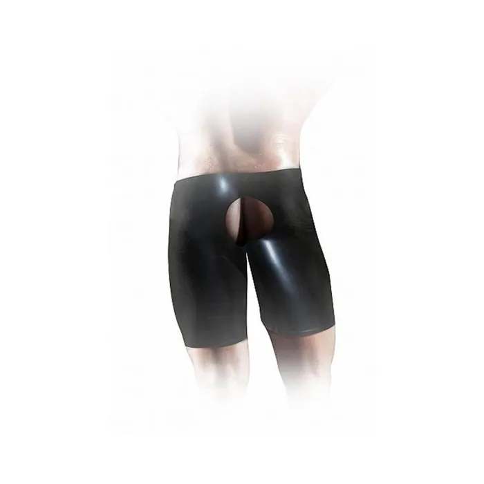 Fistit Latex Unisex Fisting Short Black Lxl Shots America LLC Anal