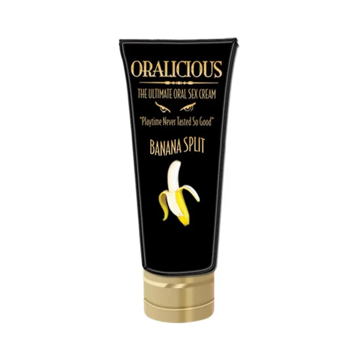Hott Products Unlimited Couples Oralicious Ultimate Oral Sex Cream 2oz Banana Split Hott Products Unlimited Couples Oralicious Ultimate Oral Sex Cream 2oz Banana Split