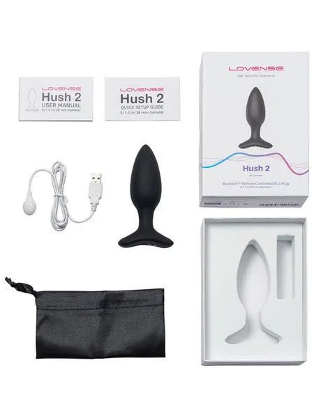 Hush 2 By Lovense Vibrating Butt Plug 15 Lovense Anal