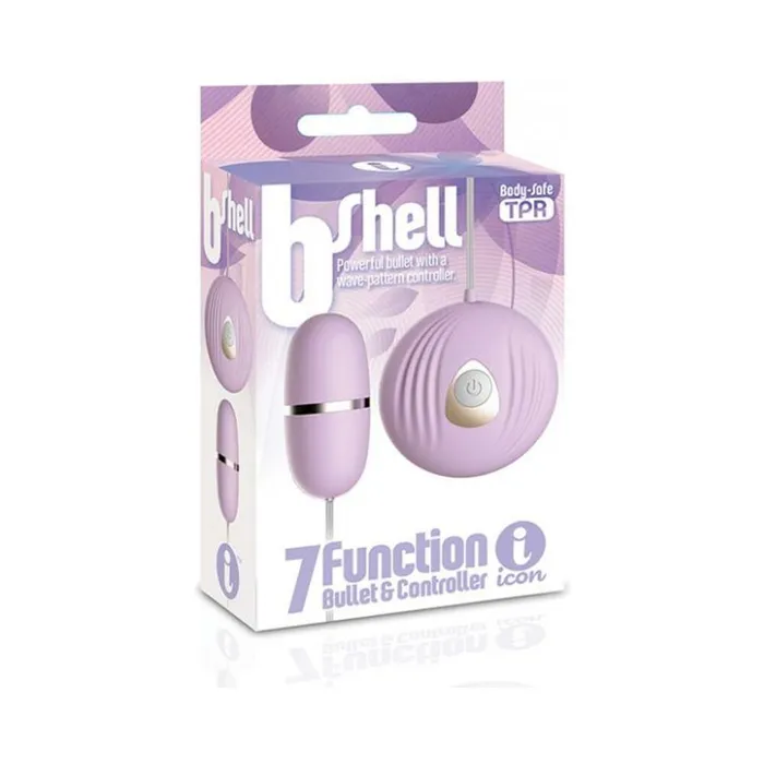 Icon Brands Inc The 9s Bshell Bullet Vibe Purple Vibrators