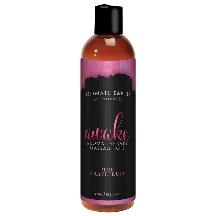 INTIMATE EARTH Couples MASSAGE OIL AWAKE 4OZ