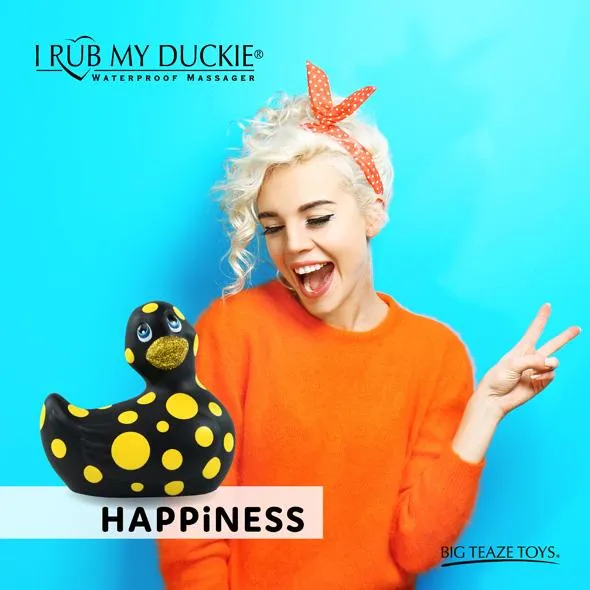 Its the Bomb Anal Duckie Black Yellow Massager