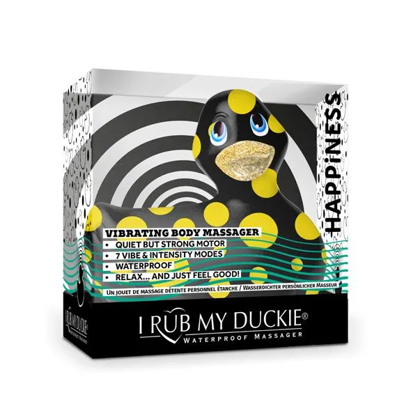 Its the Bomb Anal Duckie Black Yellow Massager