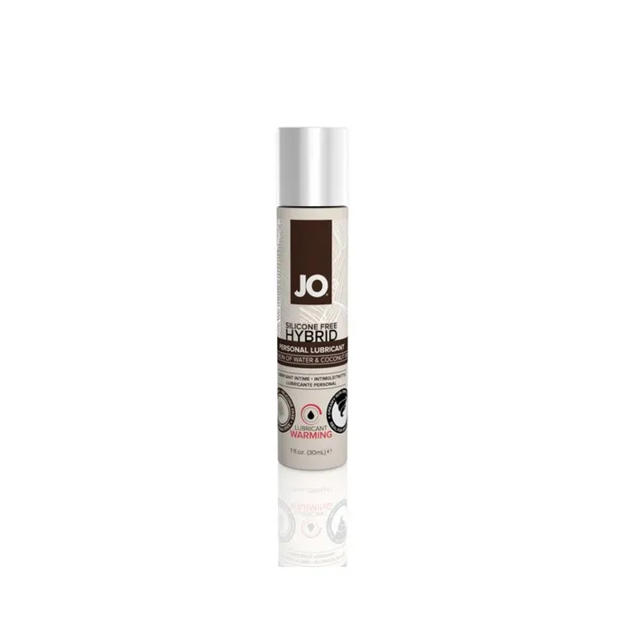 Jo Silicone Free Hybrid Lubricant Coconut Warming 1oz System Jo Female Sex Toys Jo Silicone Free Hybrid Lubricant Coconut Warming 1oz System Jo Female Sex Toys
