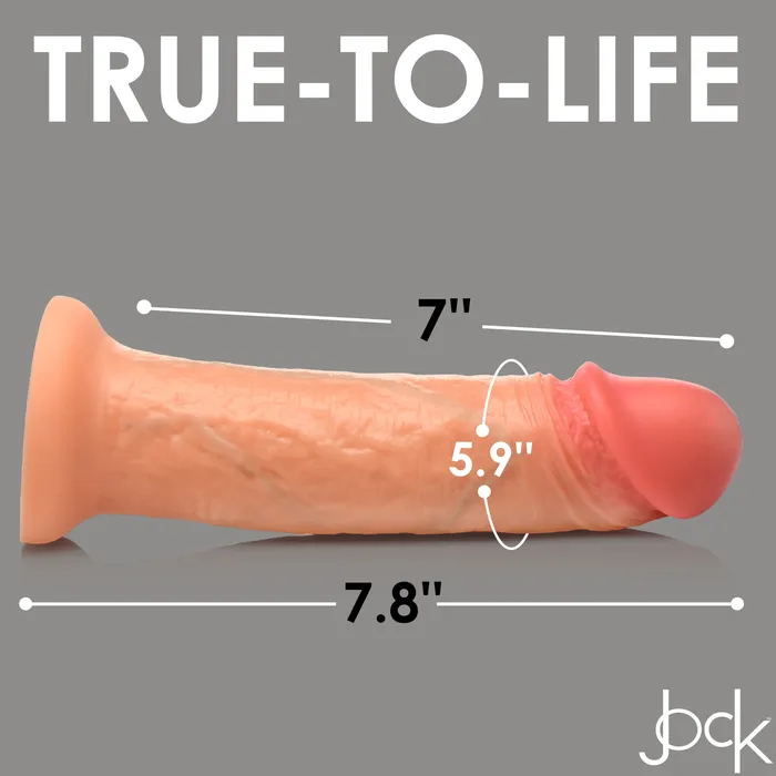 JOCK Real Skin 8 Silicone Dildo Jock Dildos