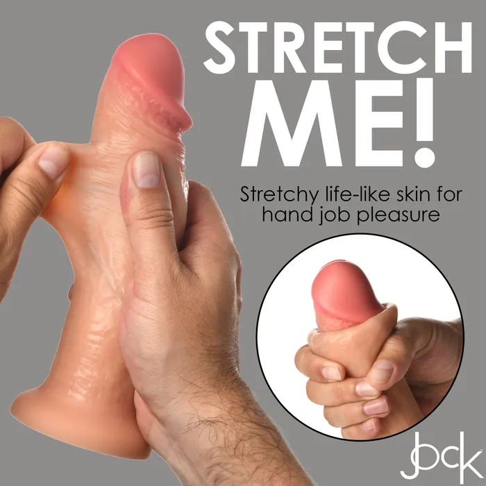 JOCK Real Skin 8 Silicone Dildo Jock Dildos