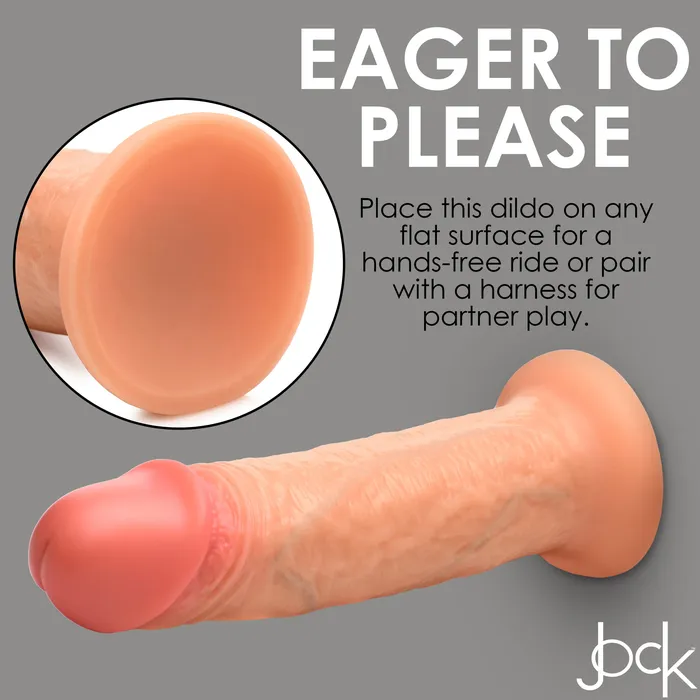 JOCK Real Skin 8 Silicone Dildo Jock Dildos