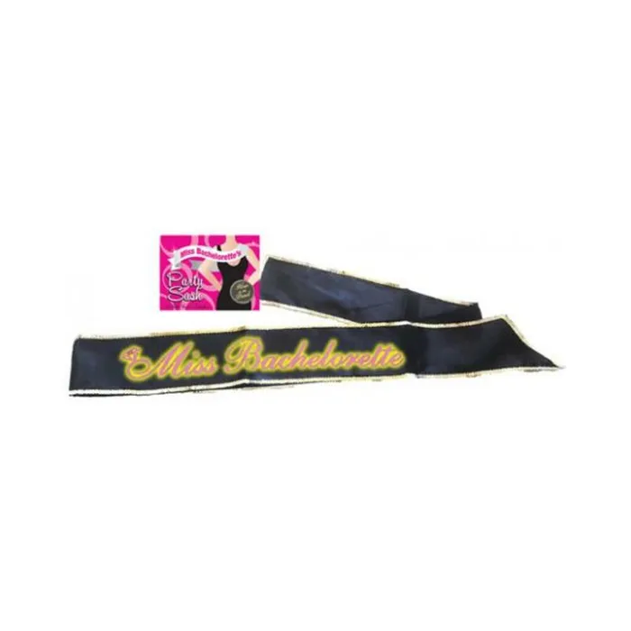 Little Genie Productions Miss Bachelorette Sash Glow In The Dark Dildos