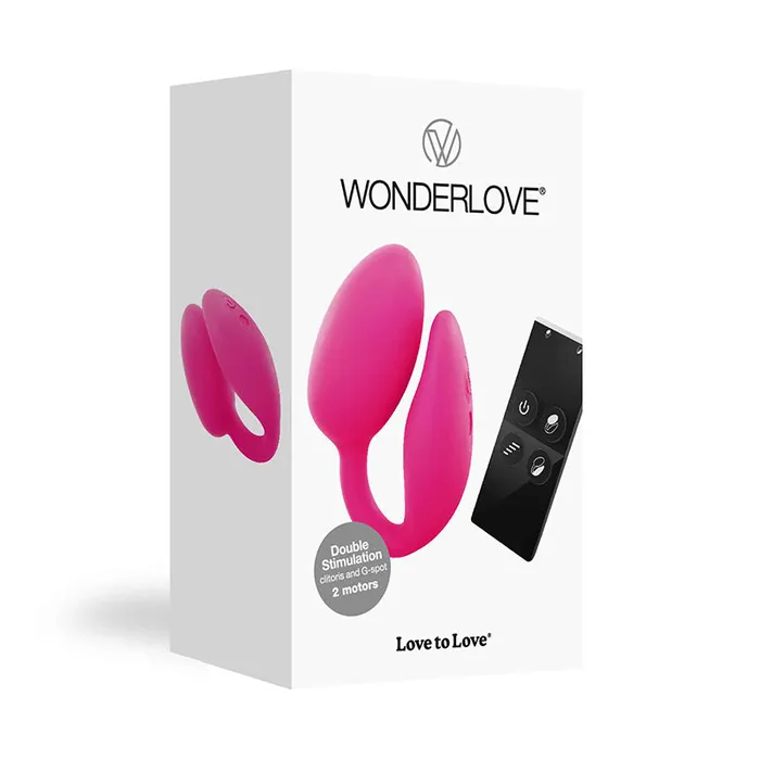 Love to Love Wonderlove Dual Stimulation Clitoris GSpot Vibrator With Remote Pink Lovely Planet USA Vibrators Love to Love Wonderlove Dual Stimulation Clitoris GSpot Vibrator With Remote Pink Lovely Planet USA Vibrators
