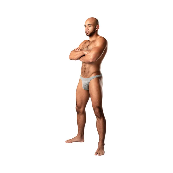 Male Power Labyrinth Bong Thong Grey Weave LXL Male Power Male Sex Toys
