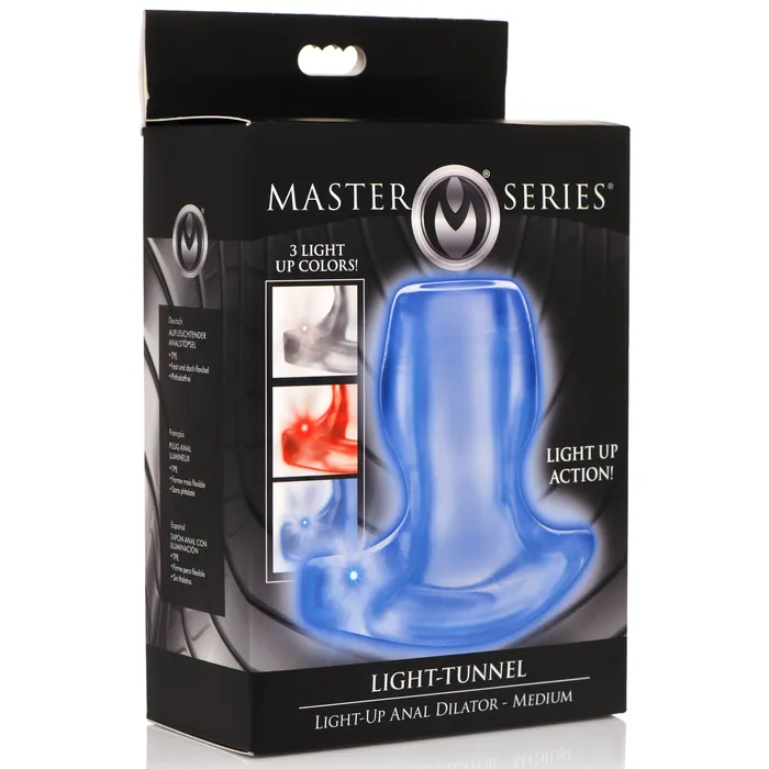 Male Sex Toys LightTunnel LightUp Anal Dilator Medium Master Series