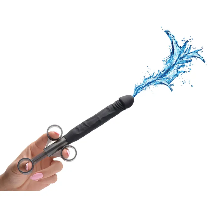 Male Sex Toys Master Series Silicone Penis Shaped Lube Shooter