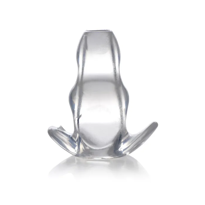 Master Series Male Sex Toys Clear View Hollow Anal Plug Small