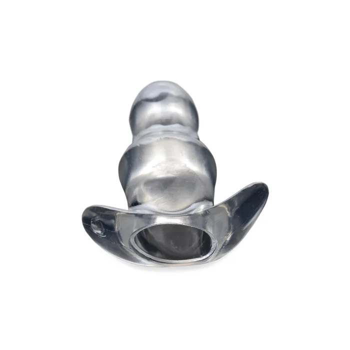 Master Series Male Sex Toys Clear View Hollow Anal Plug Small