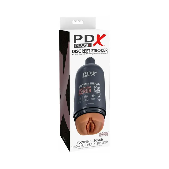 PDX Brands Male Sex Toys PDX Plus Shower Therapy Soothing Scrub Tan