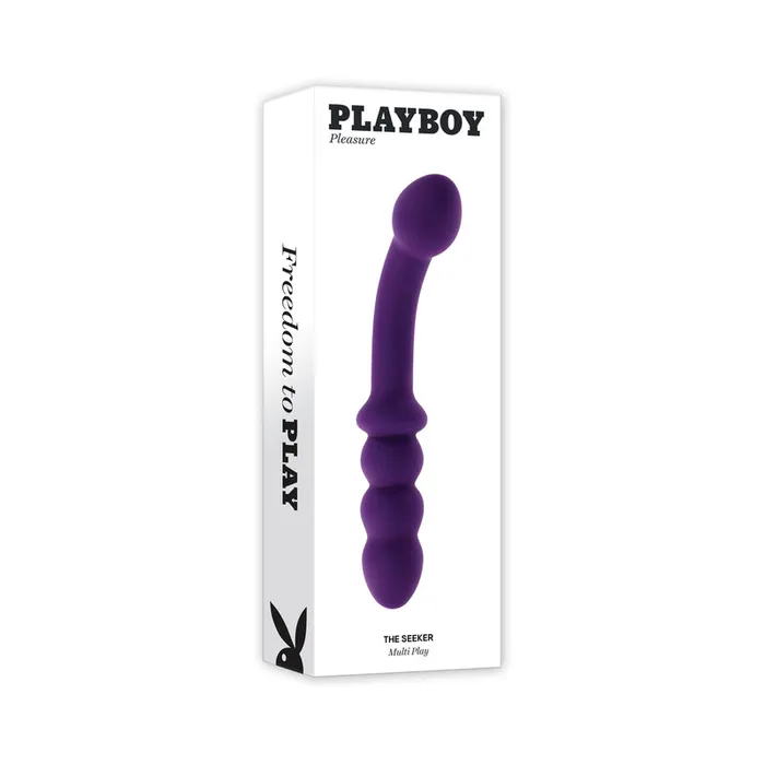 Playboy The Seeker Rechargeable Dual Ended Silicone Vibrator Evolved Female Sex Toys