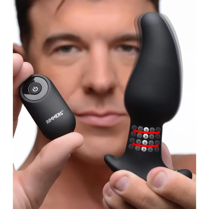 Rimmers Male Sex Toys Rimmers Gyro M Curved Rimming Plug with Remote