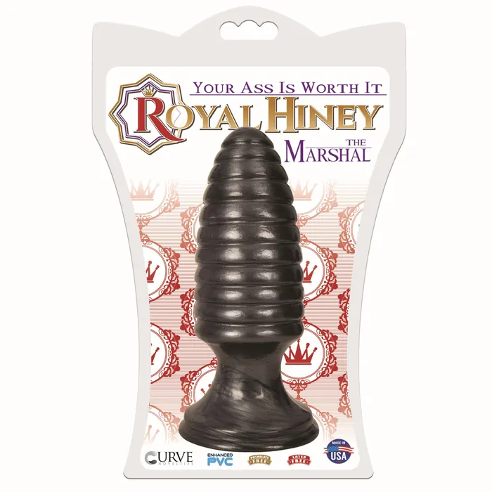 Royal Hiney Anal The Marshal Anal Plug Black