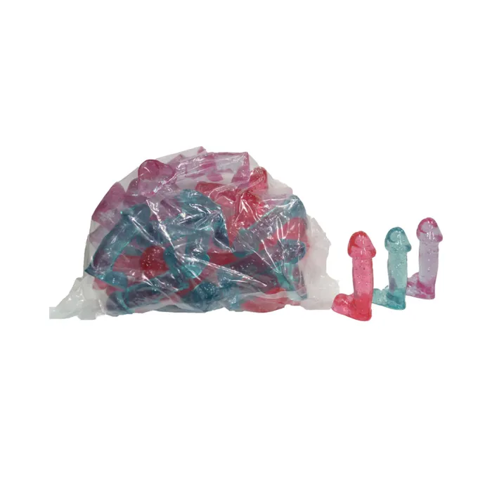 SI Novelties Dildos Glitter Cock 30pc Bag Assorted