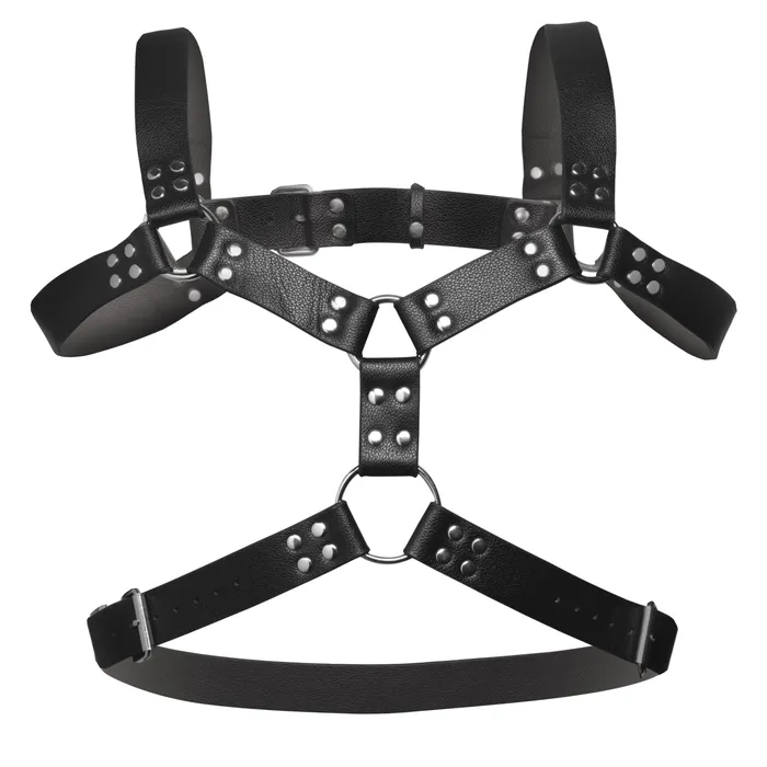 STRICT Male Sex Toys 6 ORing Chest Harness