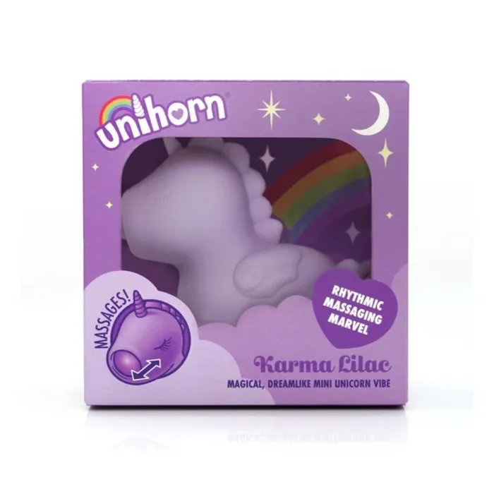 Vibrators CreativeC Unihorn Karma Lilac Small Vibrator and Cute Ladies Personal Toys