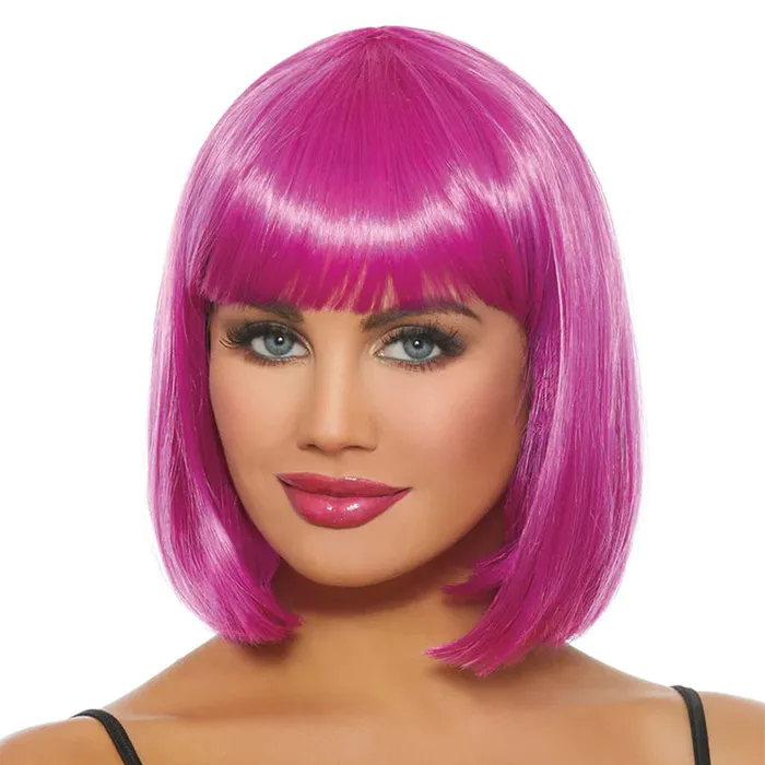 Vibrators Dreamgirl International MidLength Bob Wig Magenta