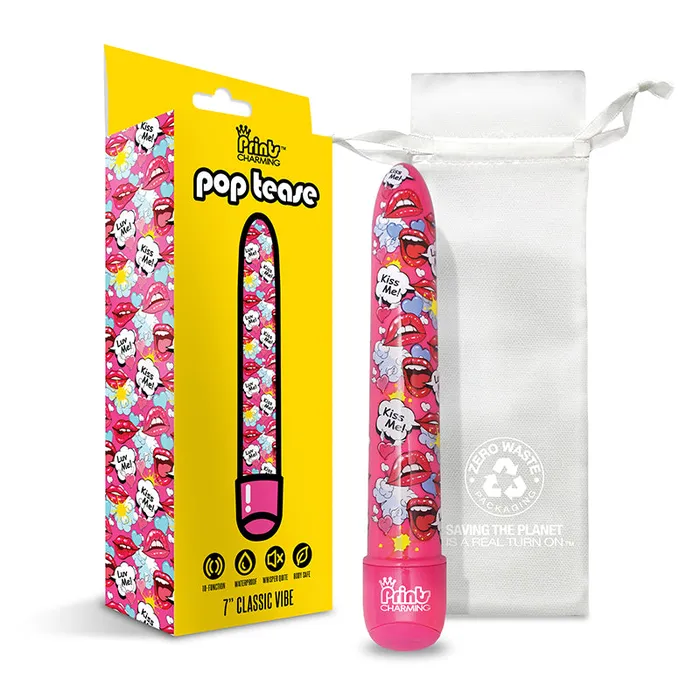 Vibrators Global Novelties LLC Prints Charming Pop Tease 7 Classic Vibe Kiss Me Pink Vibrators Global Novelties LLC Prints Charming Pop Tease 7 Classic Vibe Kiss Me Pink